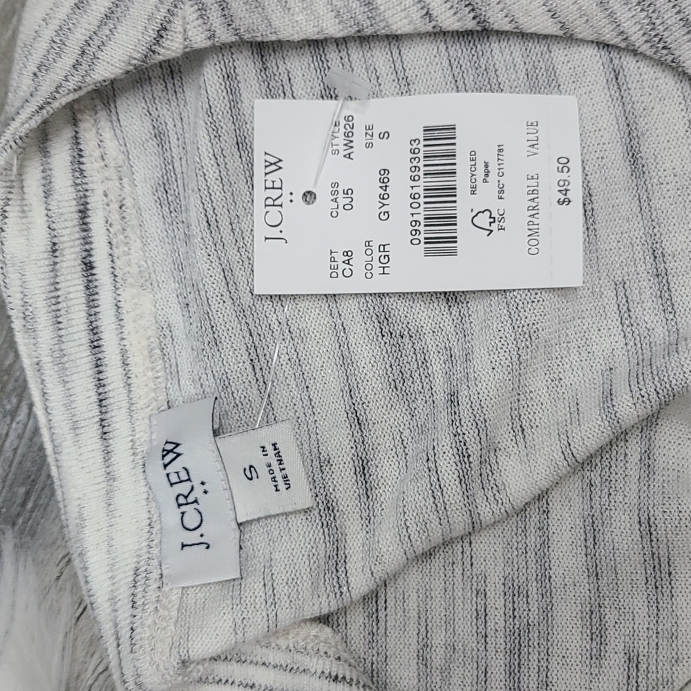 J. Crew Space Dye Boat Neck Long Sleeve Top - Small - Picture 8 of 12